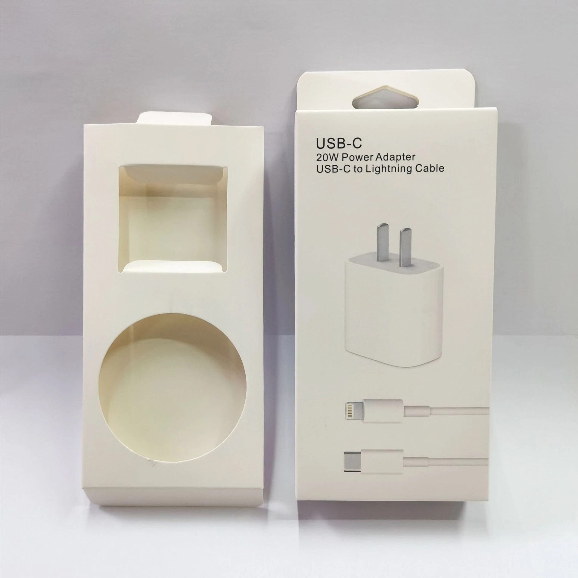 20Wpd Package Box For Apple Quick Charge Head Packaging Pd Head Data Cable 2-In-1 Packaging Neutral  20210311016