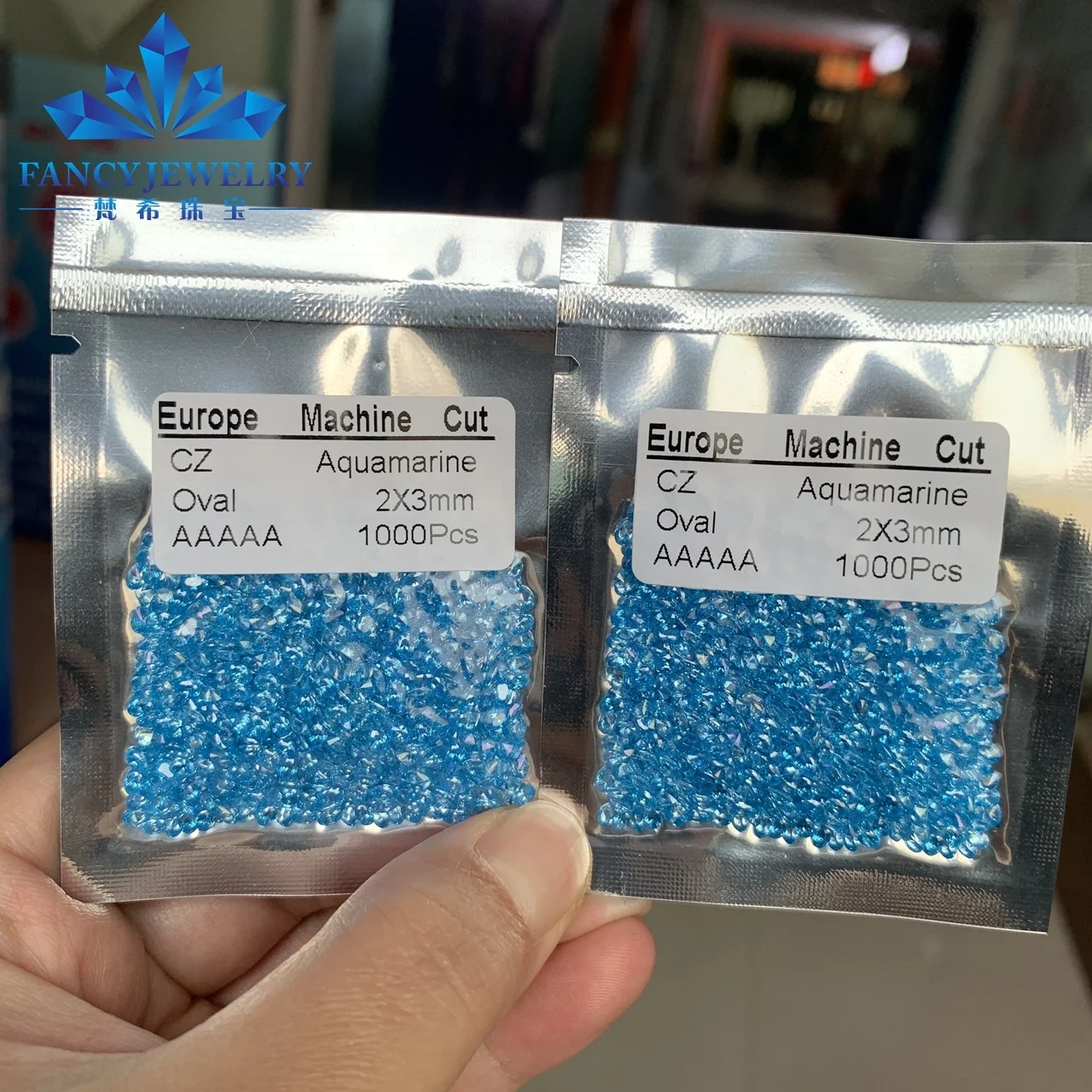 AAAAA synthetic zircon oval pear aquamarine blue topaz Heat resistant synthetic cubic zirconia for wax setting casting plating