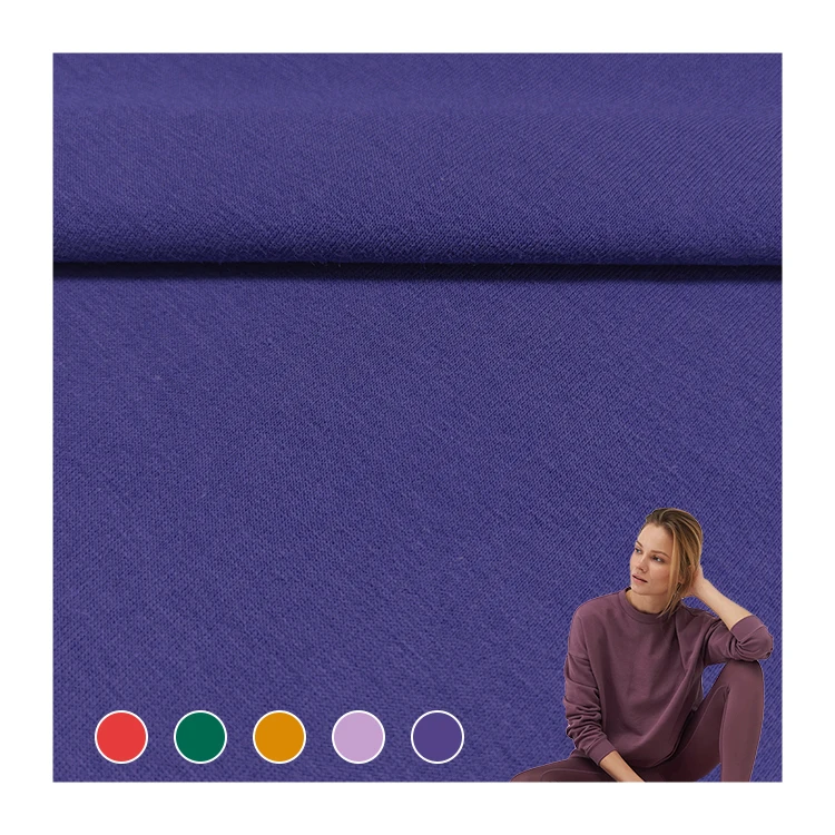 Мягкая на ощупь эластичная ткань с капюшоном из полиэстера махровый материал новый стиль трикотажная хлопчатобумажная французская махровая для ткани/