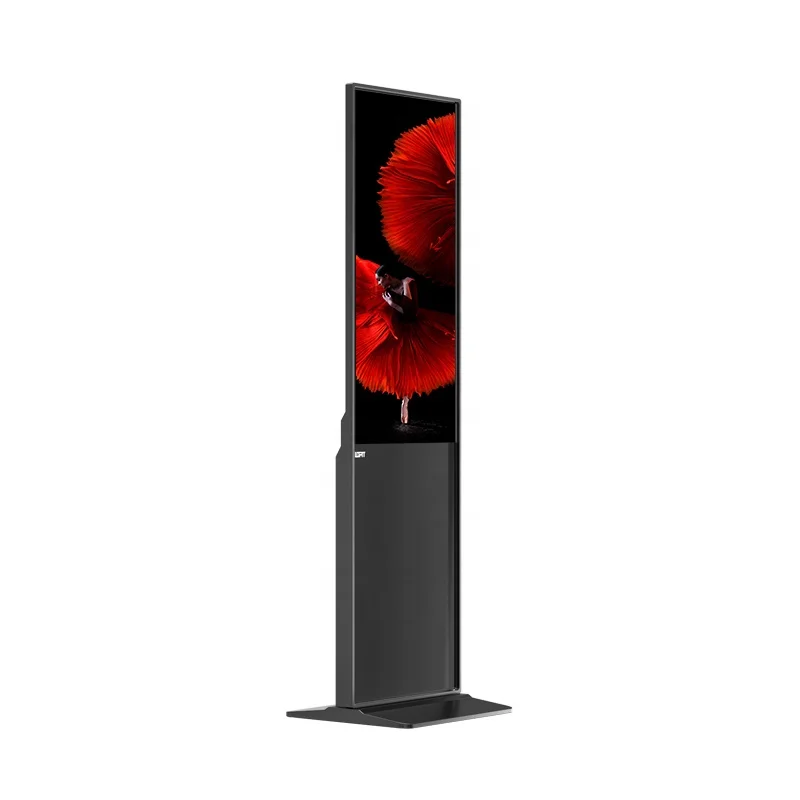 Floor standing android windows lcd advertising player digital touch screen signage display