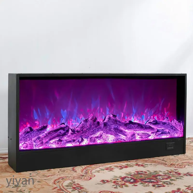 
Custom-made European-style fireplace simulation flame decoration heating embedded electronic fireplace core 