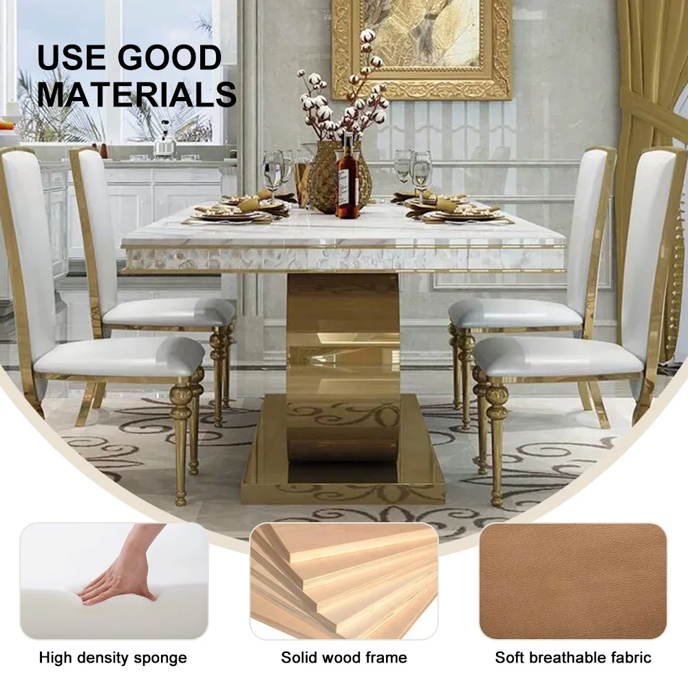 Saving Space Cheap Center Stone Table Set Makeup Mirror Luxurious Dining Table Italian Design Corner Side Table
