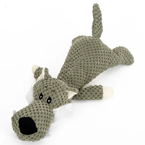 high quality Wholesale Luxury Durable Interactive stuffed soft Squeaky Plush pet toys y with squeaker Dog chew Toy for dogs