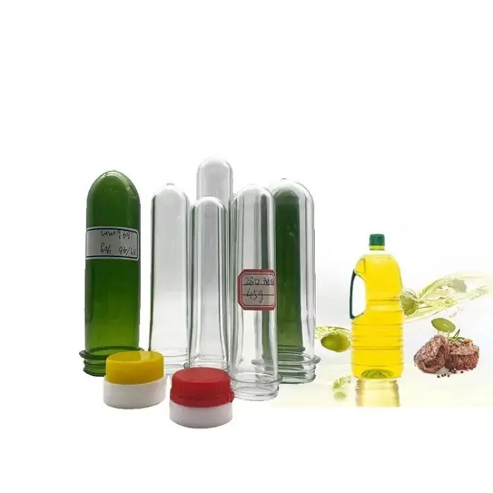 High quality custom edible oil 65g pet bottle preforms pet plastic bottle preform china for cooking oil bottle