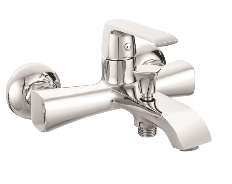 
hot selling brass bath mixer single lever hot and cold faucet water 