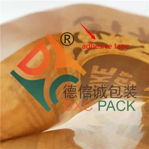 
Kraft paper Ovenable Baking bag for Chicken with window 