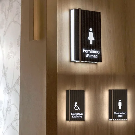 Ezd Custom CNC Office Door Numbers Office Name Front Door Plate House Number Plaque toilet signage