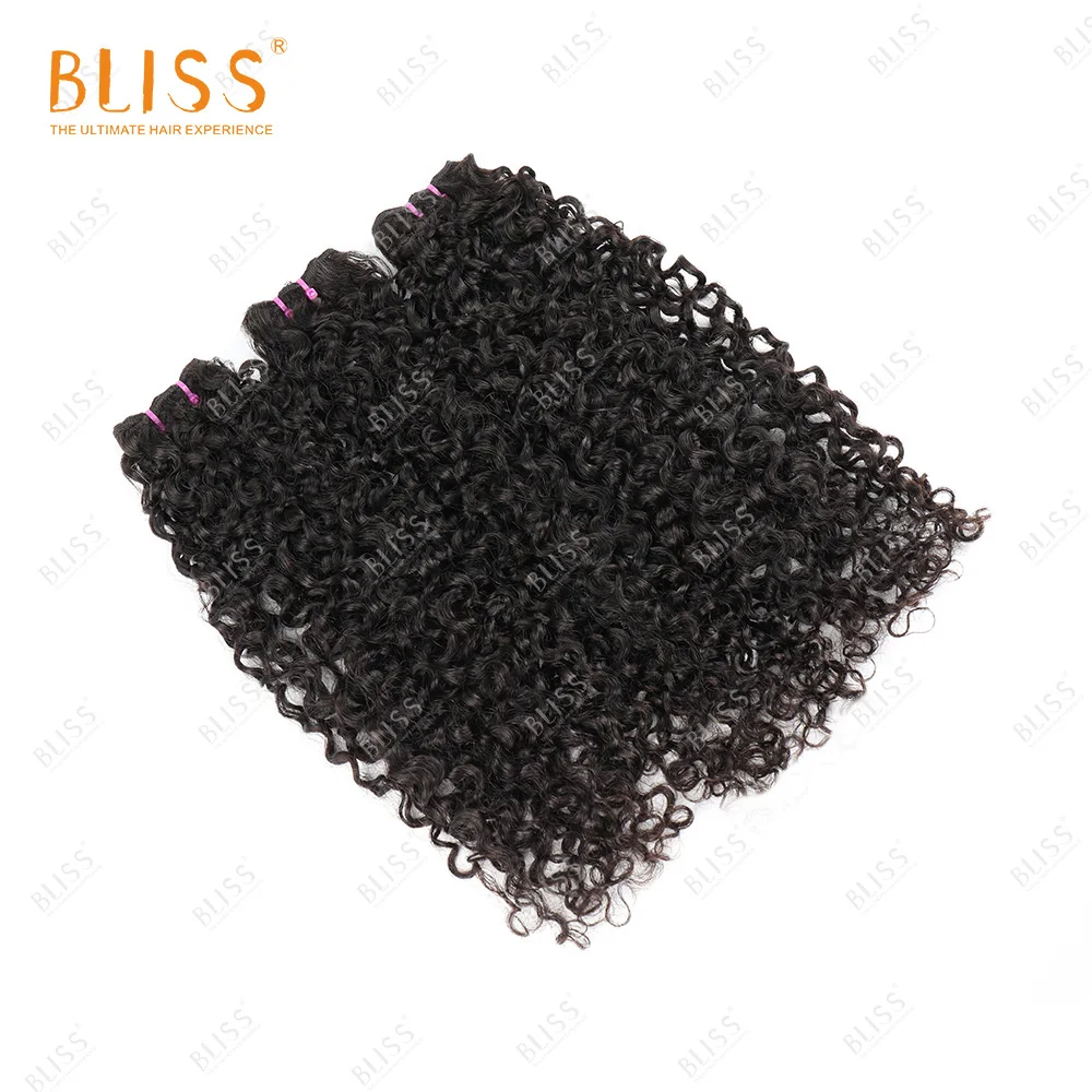 Bliss 10a 100% remy pixie curl Cuticle Aligned Double Drawn brazilian human Hair
