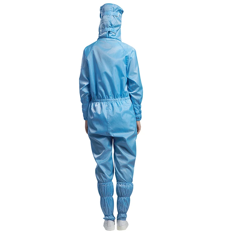 Manufacturer Esd Coveralls Cleanroom Antistatic Jumpsuit With Hood