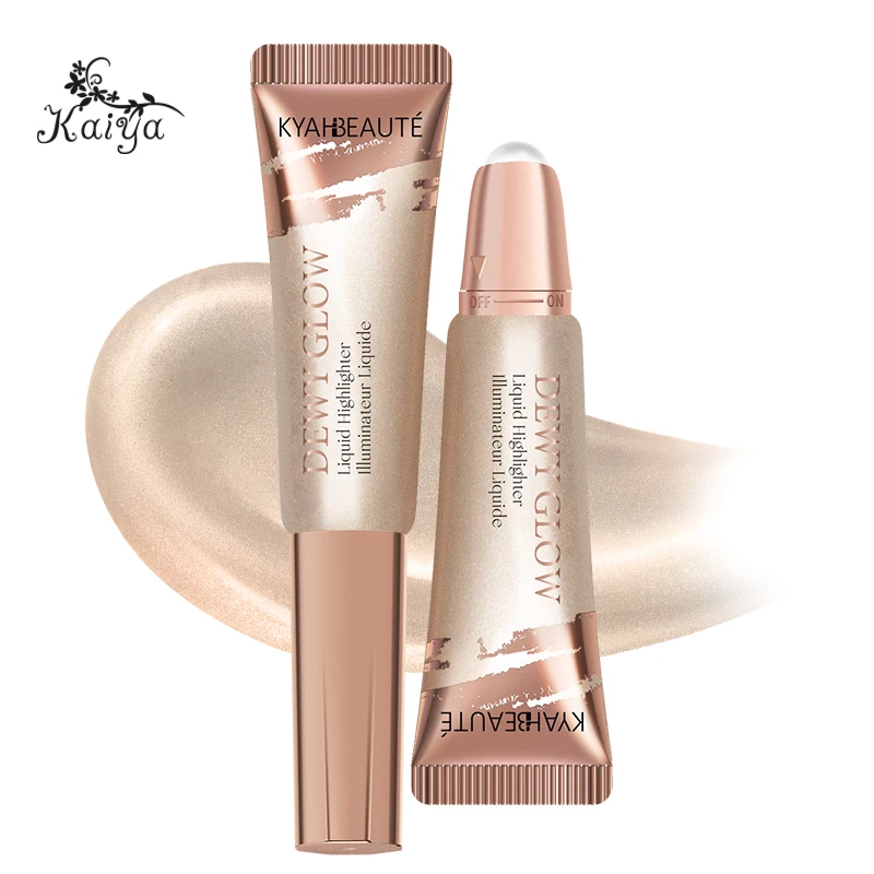 Pearl Face Illuminator Smooth Moist Highlighting Makeup Roll On Design Soft Cream Highlight Blendable Shimmer Liquid Highlighter