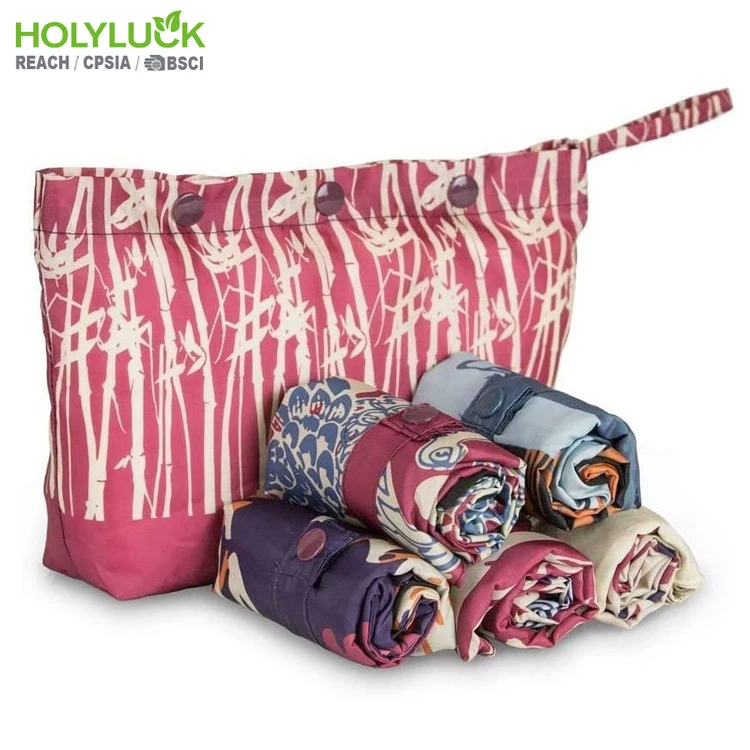 Friendly reusable grocery recycled eco bag pp nonwoven bags laminated non woven fabric carry shopping bag with custom print logo