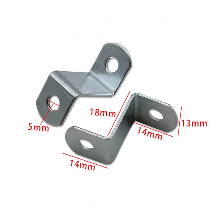 Z Shape Picture Frames Mirror hanging heavy duty nickel plated 2 hole Offset Mirror Spring Clips