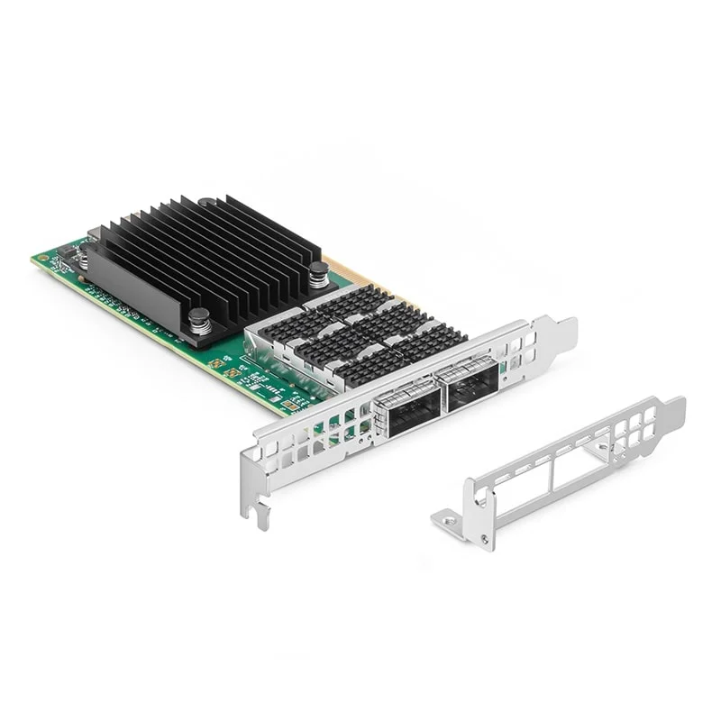 PCIe 4.0 x16 Dual-port 100G QSFP28 Ethernet Network Server Adapter 100Gbps Nics Network Interface Cards Based Intel E810