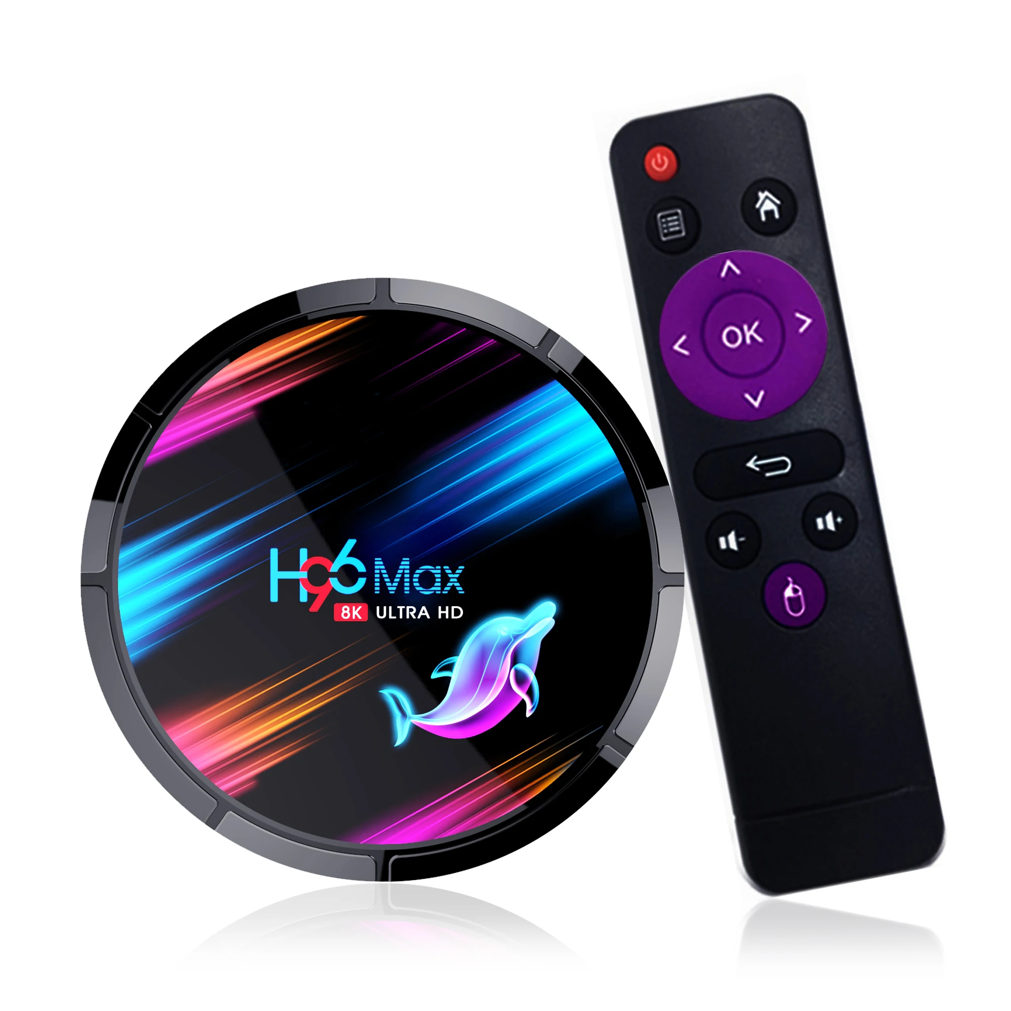 New Model 4GB 128GB Amlogic S905X3 H96 MAX X3 Ott Smart Android 9.0 Cheapest Android Tv Box 4GB Ram 8K TV BOX Support Netflix