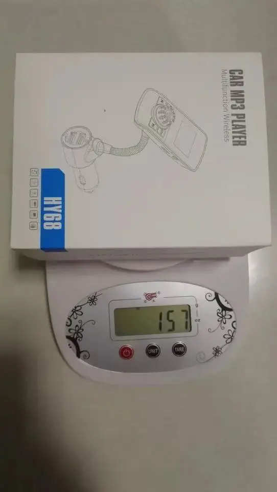 
1.44 Inch Display wireless in-car handsfree adapter car kit mp3 audio player fm transmitter USB/SD/TF card car fm transmitter 