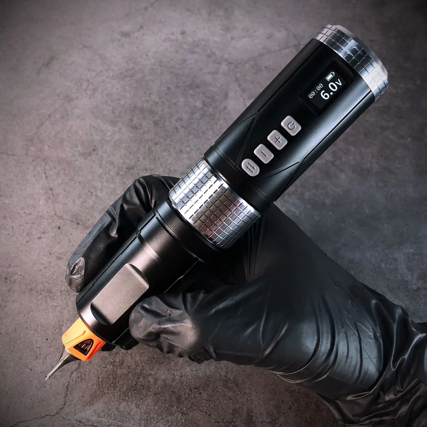 BRONC Wireless Pen V8  Tattoo Wireless Rotary Machine Kits With 2 Memory Voltage