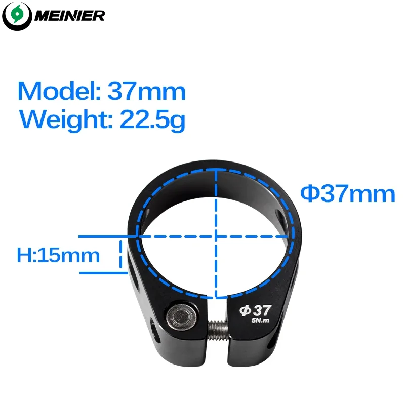 Mountain Bike Aluminum Alloy Seatpost Clamp 31.8/34.9/37mm bike accessories carbon seatpost clamp bicycle clamp Quick Release