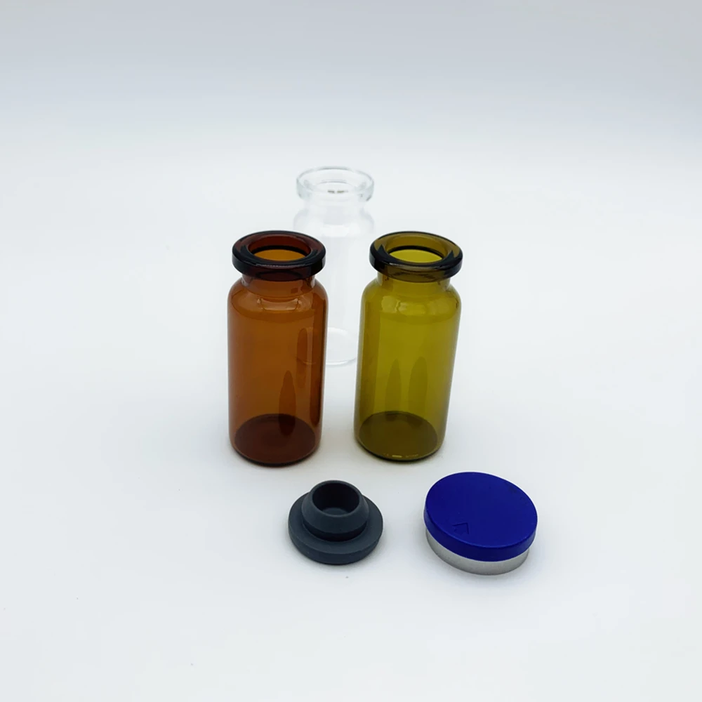wholesale 10ml clear amber USP TYPE-1 glass vials
