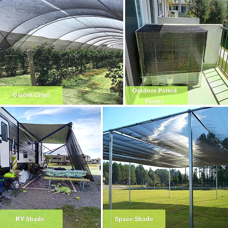 AGRICULTURE malla sombra 95% wedding shade cloth HDPE GREENHOUSE GARDEN square mash shade net