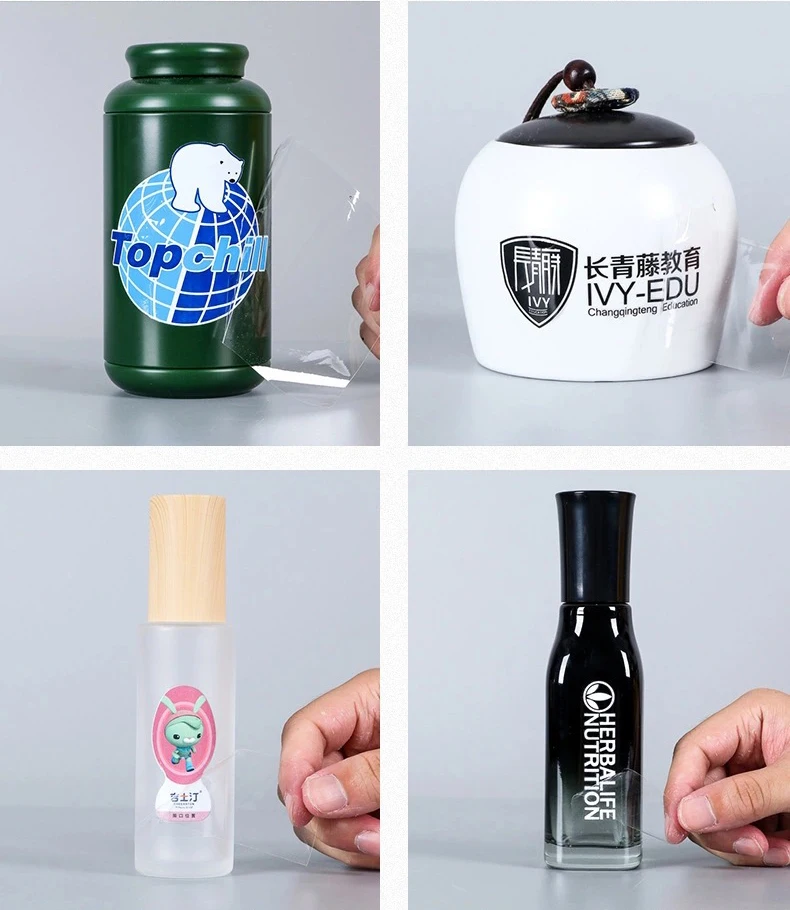 UV Transfer Paste Custom Three-dimensional Pressure Sensitive Sticker Transparent Adhesive Hollowed Out Transfer Label