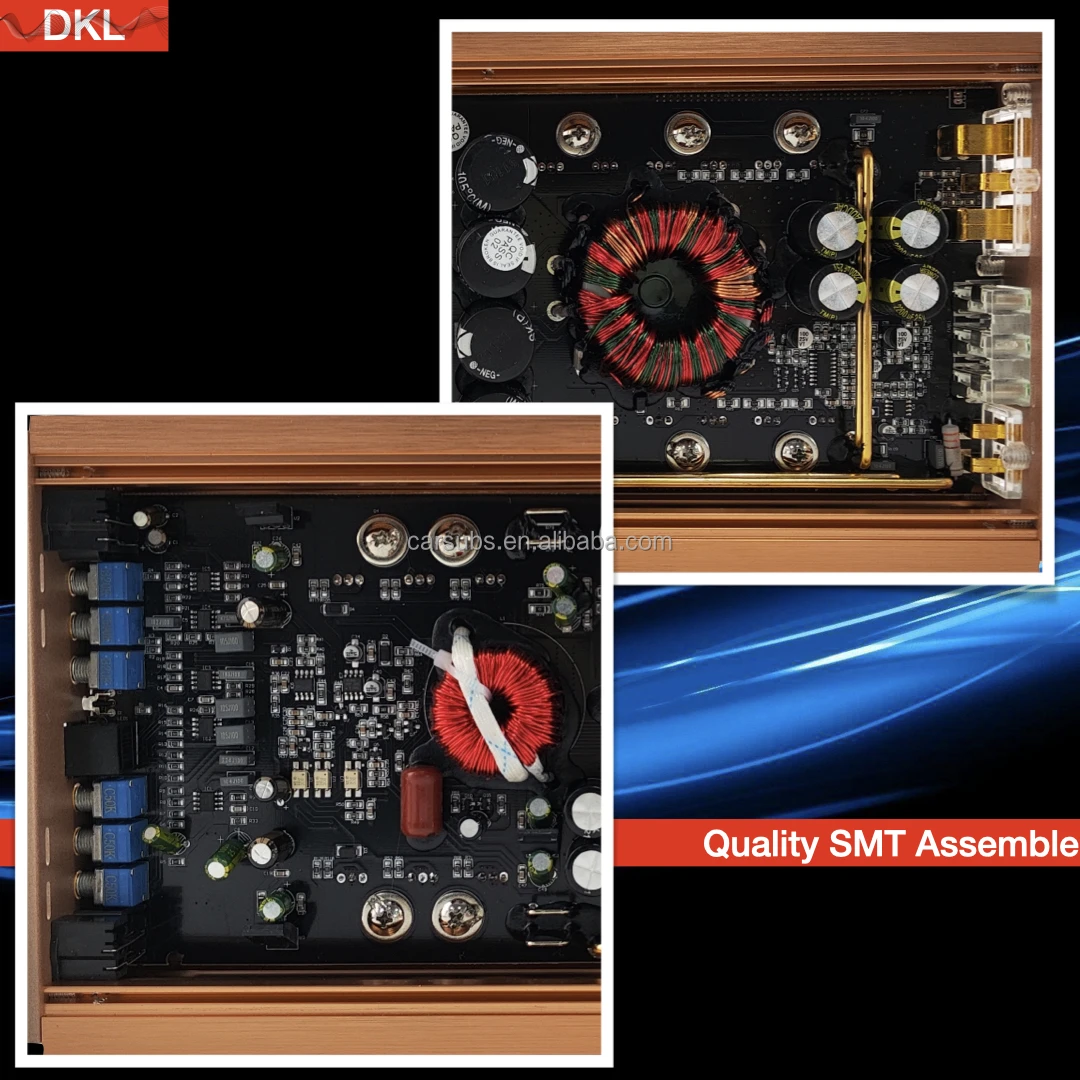 Car Stereo Mono Amplifier  RMS 1200W Strong Bass SubwooferAmplifier Peak 2400W Max 1ohm Class D Car Amplifier Monoblock