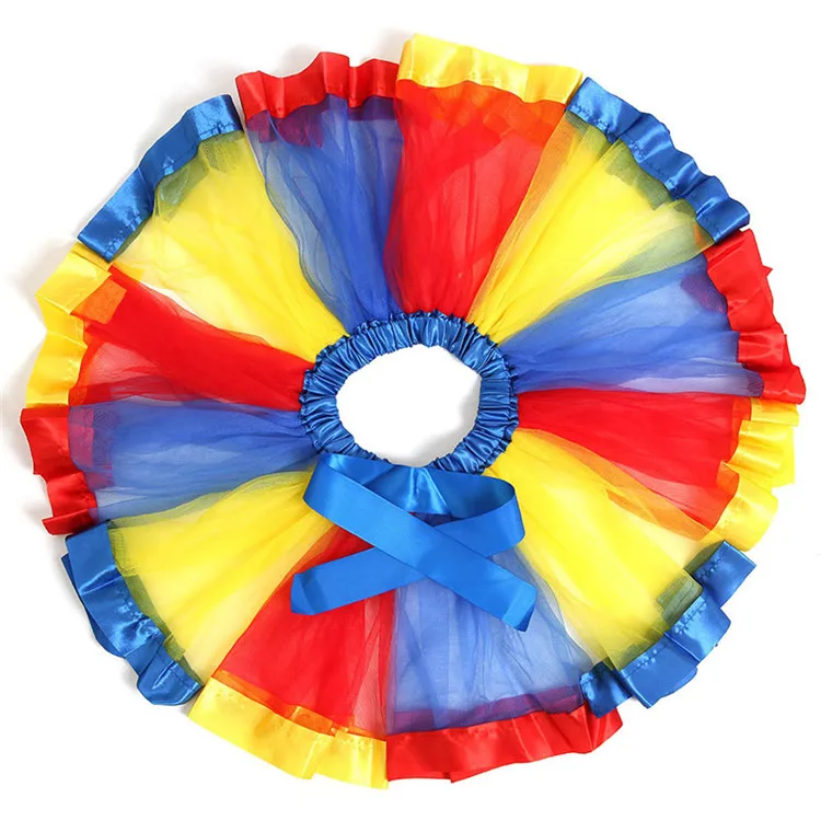 
New Tutu Skirt Baby Girl Skirts Princess Mini Pettiskirt Party Dance Rainbow Tulle Skirts Girls Clothes Children Clothin 