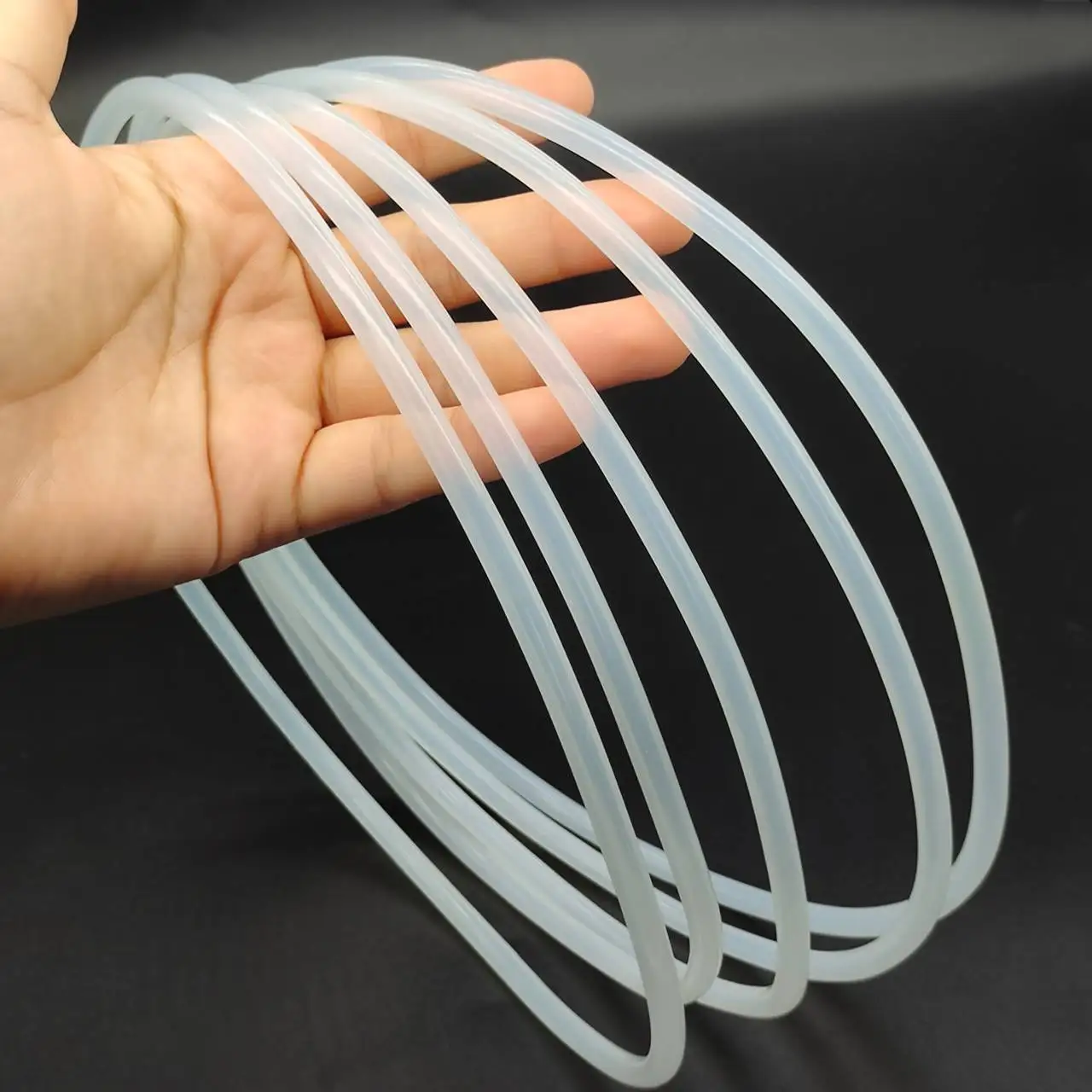 Hollow silicone sealing ring O-shaped silicone sealing ring customized with any material