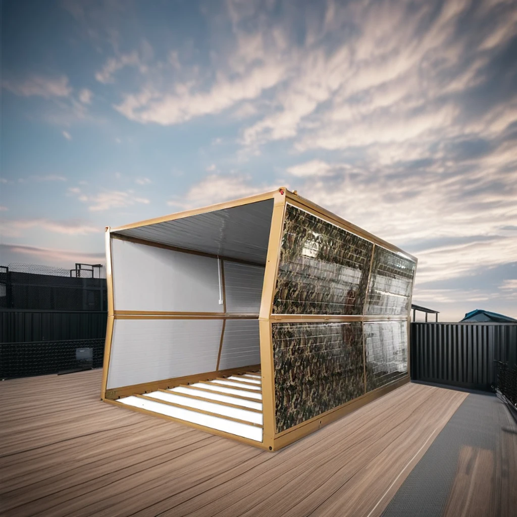 Beautiful 40ft Folded Living House Cheap Price Mobile and Prefabricated Container for Office Use