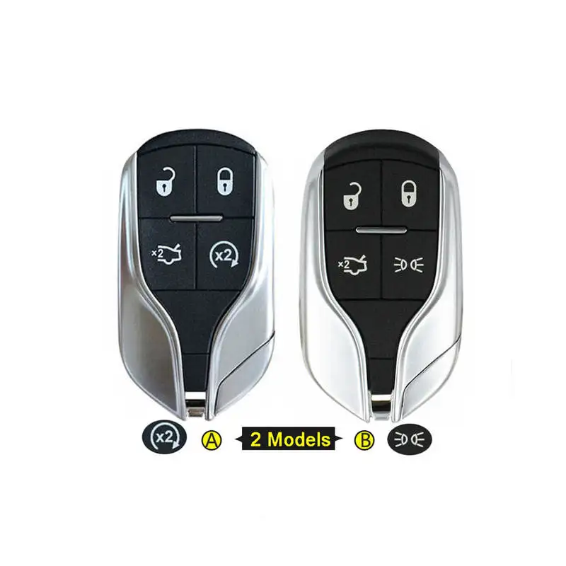 Cut Price For Maserati Ghibli Quattroporte FCCID M3N-7393490 Replacement 4 Buttons Car Key Shell Case Fob