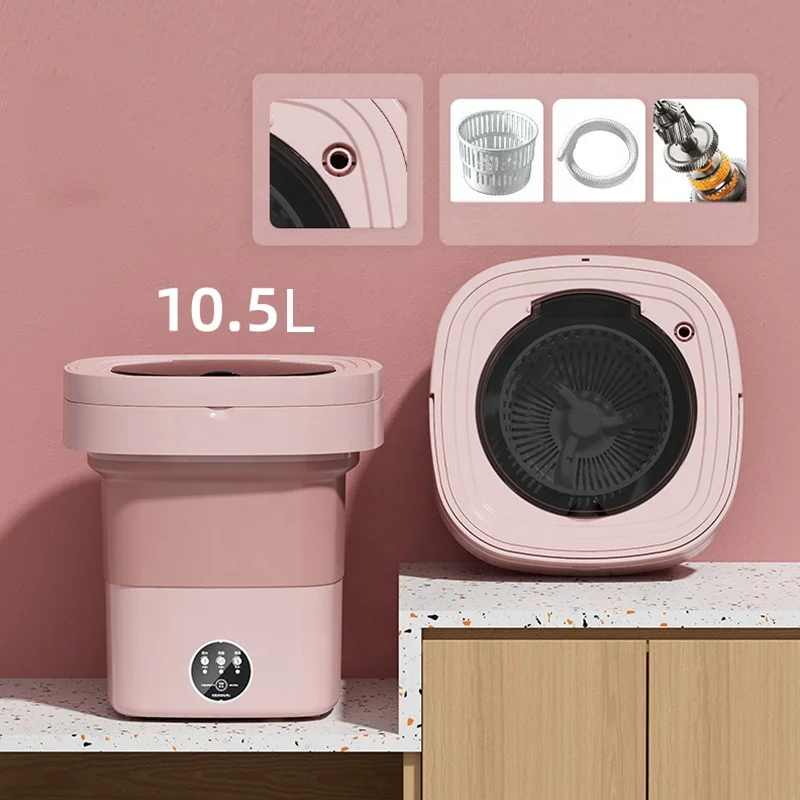 Warmstar Portable Small Folding Washing Underwear Lazy Socks Mini Electric Washing Machine With Dryer