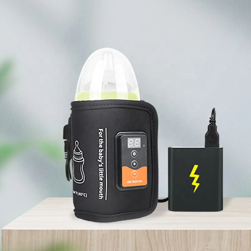 New Arrival  Baby Food Makers Bottle Warmers Travel Milk Warmer Portable USB Heating Baby Bottle Warmer