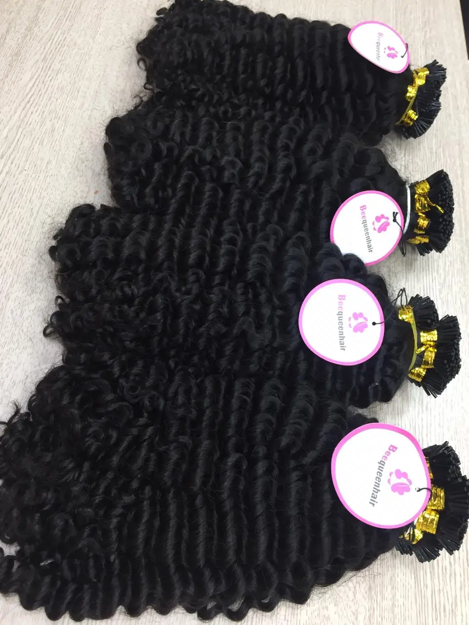 
Cuticle Aligned nail hair extention u tip human hair extention sale 100% keratin pre bonded peruvian Human Hair Toppee 