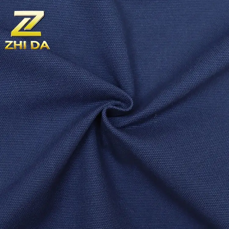 China best fabric supplier 16 oz  stone washed canvas fabric for canvas bags