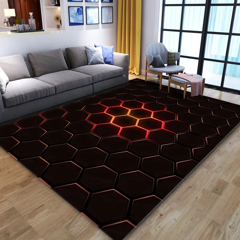 Hot Selling 3D Printed vision technology sense carpet for living room