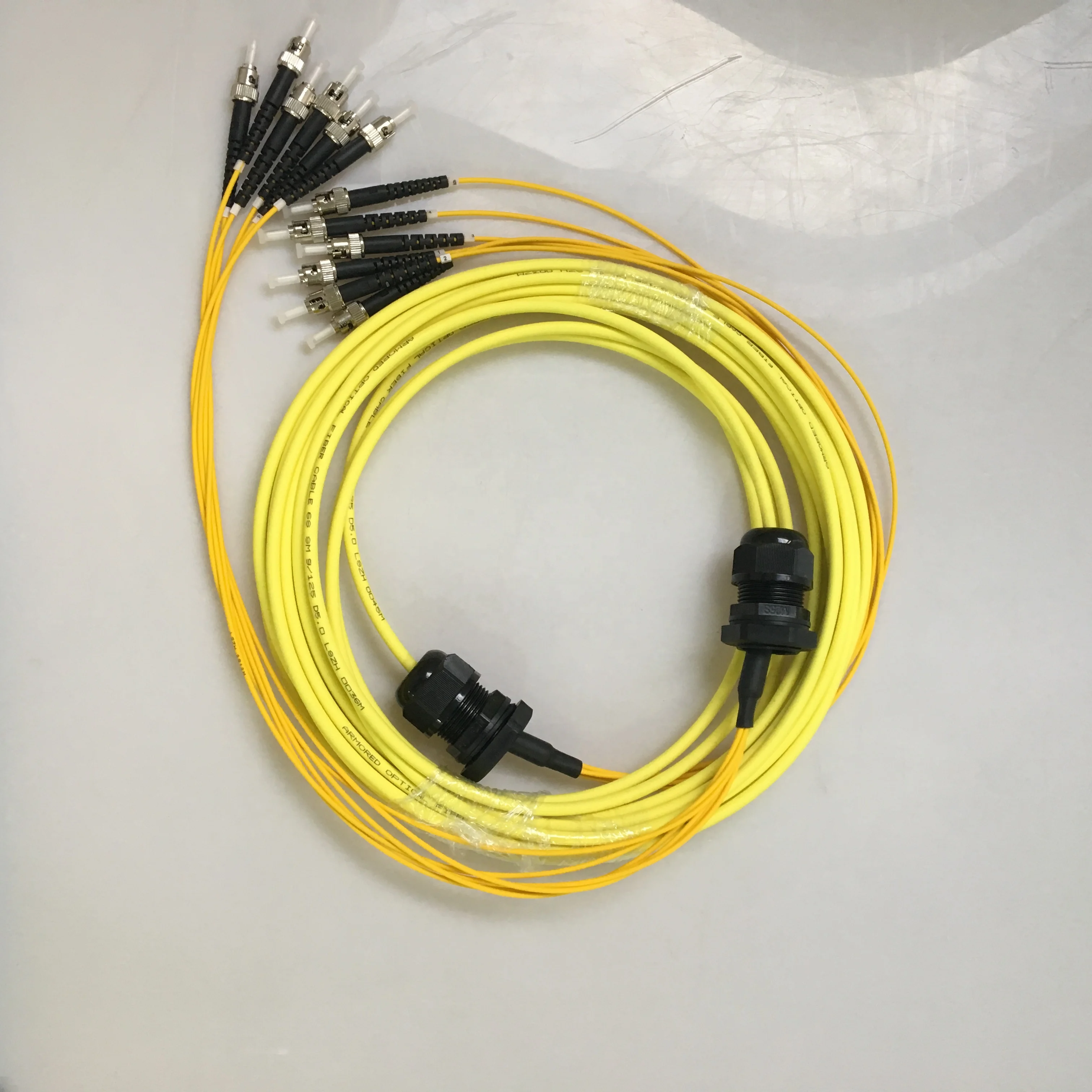 Simplex 9 / 125 Single Mode LSZH FC APC - FC APC Fiber Optic FC Patch Cord