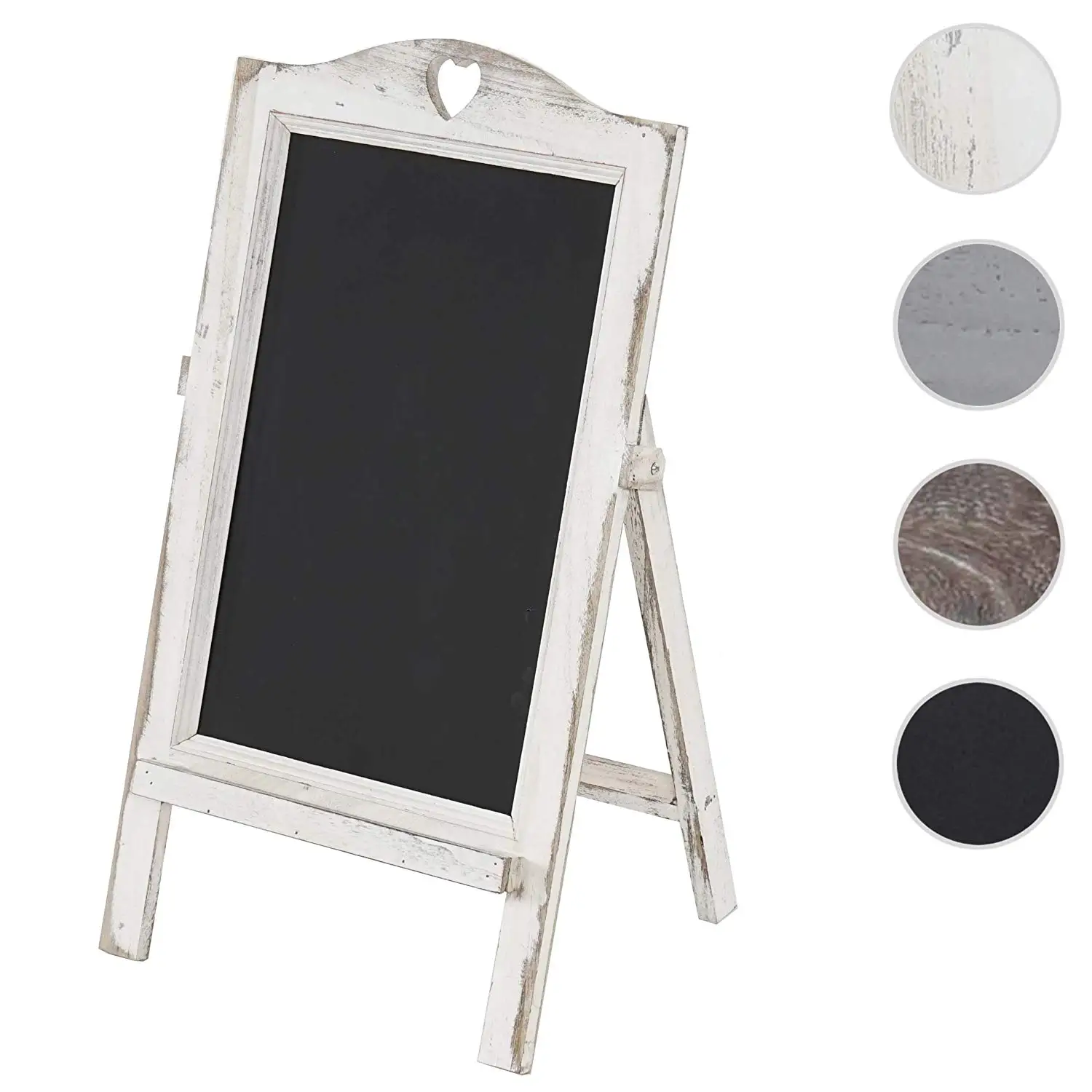 Slate Chalkboard Black Hanging Wood Writable Erasable Santa Blackboard