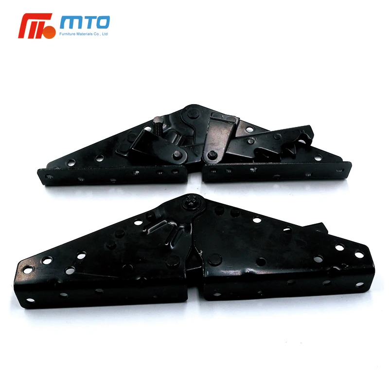 Concealed Fasteners Sofa Bed Connector Angle Adjustable Ratchet 90 Degree Stainless Sofa Lift Hinge Mechanism
