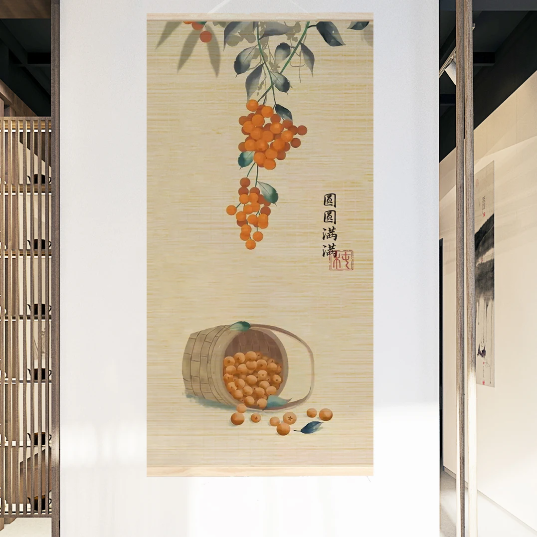 Home hotel office widely used Chinese style decorative bamboo wall hanging paintings