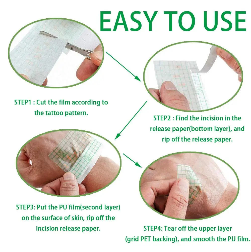 Factory Medical PU Wound Adhesive Dressing Transparent Waterproof Self-adhesive Wound Dressings