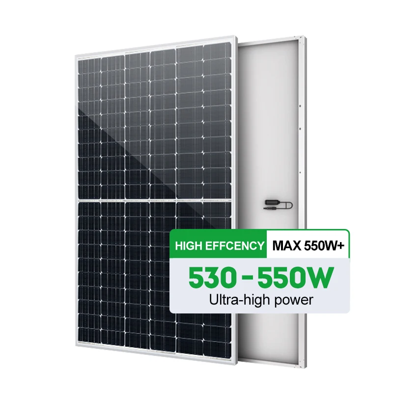 530-550W Home Complete Solar Energy System Imported Solar Panel with PERC & Half Cell Technology
