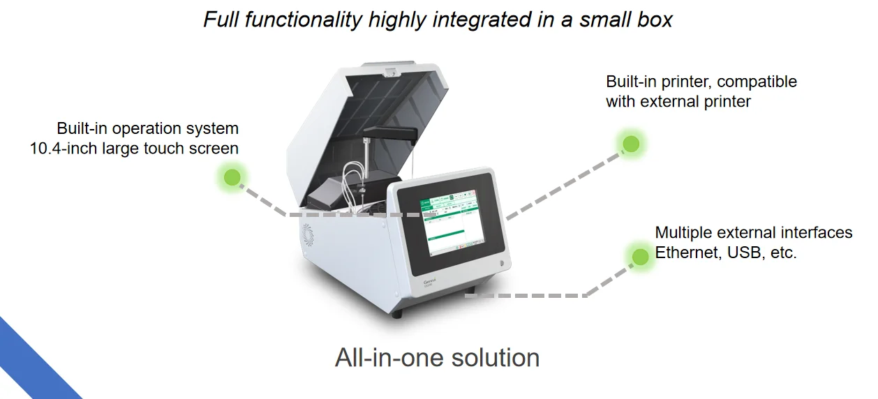 Genrui GS100 fully automatic dry chemistry analyzer lab clinic equipment