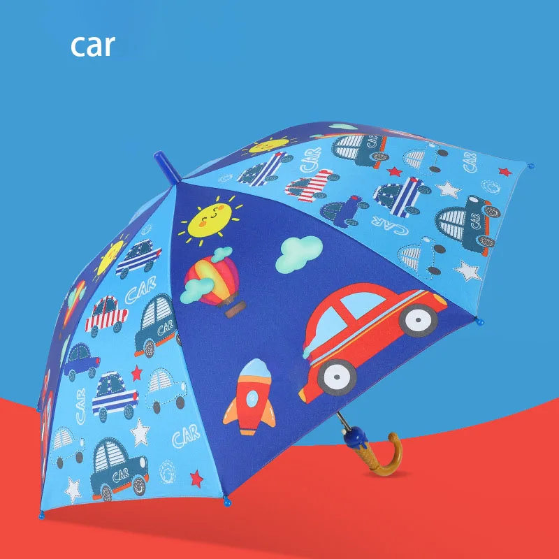 Factory Wholesale Cute Cartoon Children Umbrellas Custom Animal Small Design Print Umbrella For Children School Students