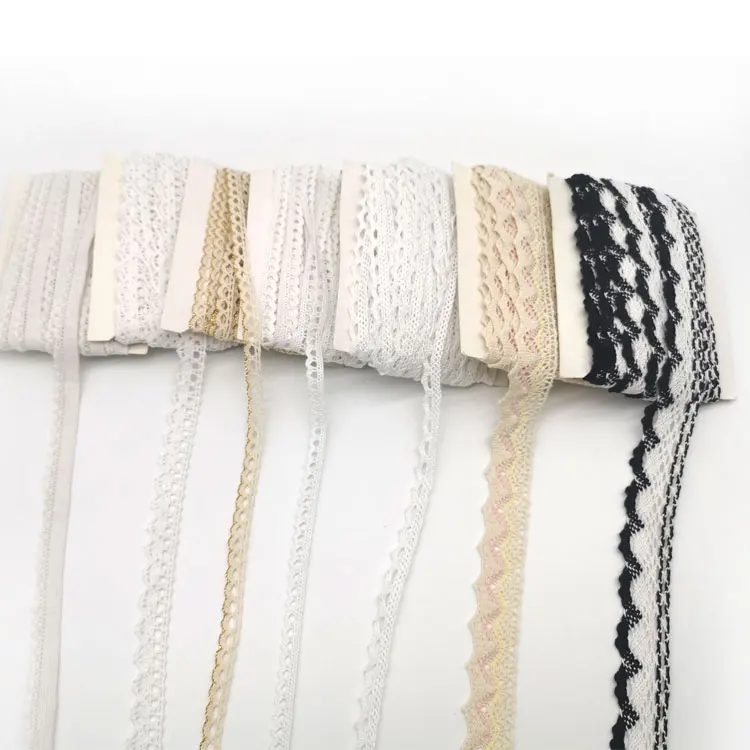  LC007 Garment accessories краситель для того чтобы соответствовать хлопчатобумажная кружевная отделка жаккардовые кружева приятного розового цвета из хлопка женское