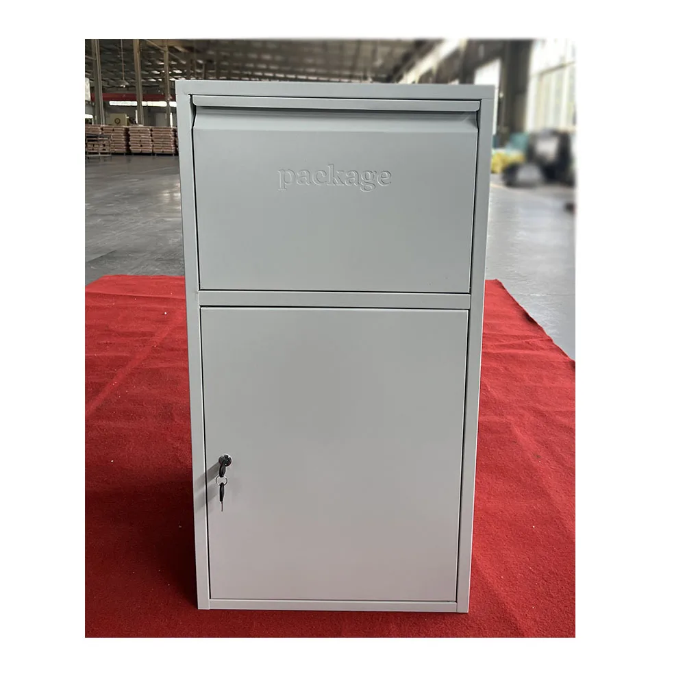 FAS-158  Outside home large package metal letter mail mailbox post wall mount outdoor smart steel parcel delivery drop box