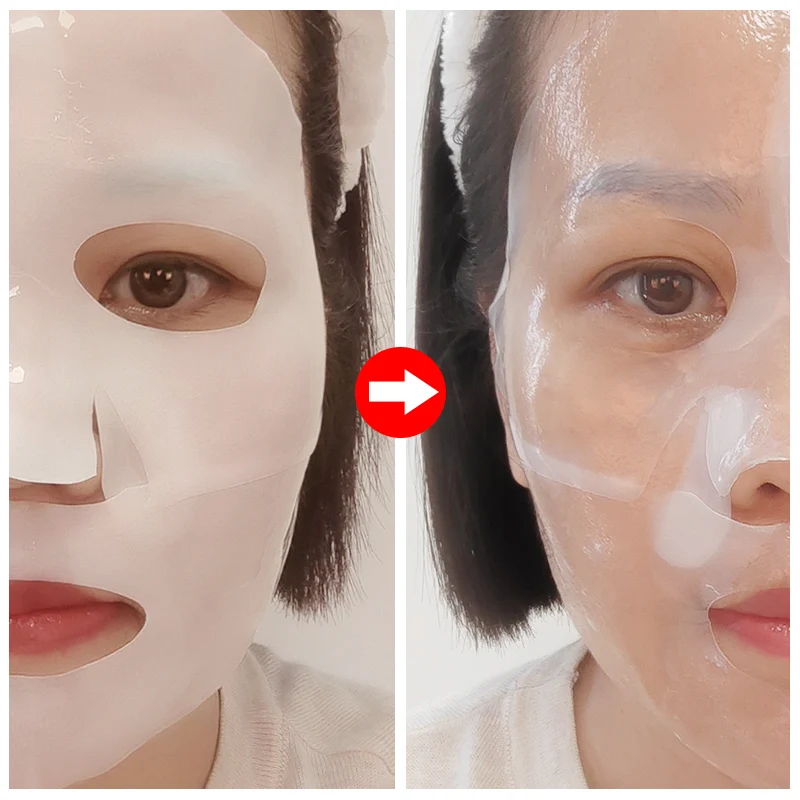 Bamboo Charcoal Mask Anti-wrinkle Smoothing Tightening Hydrogel Firming Collagen Moisturizing Facial Mask