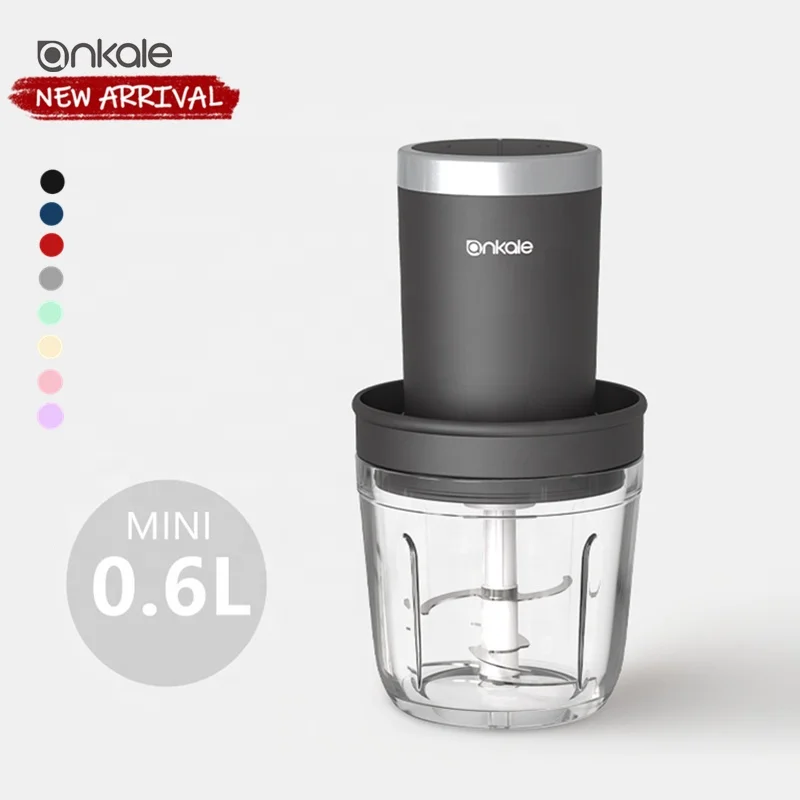 High Quality Hot Sale Meat Processing Machine Portable Wholesale Electric Mini Garlic Chopper Pepper Spice Meat Baby Food