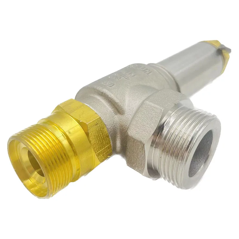 Cryogenic full lift safety relief valve in stainless steel for lng ln2 storage tank