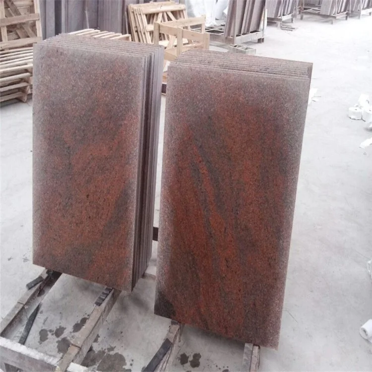 Aurora granite tiles and slab dark red granite tiles