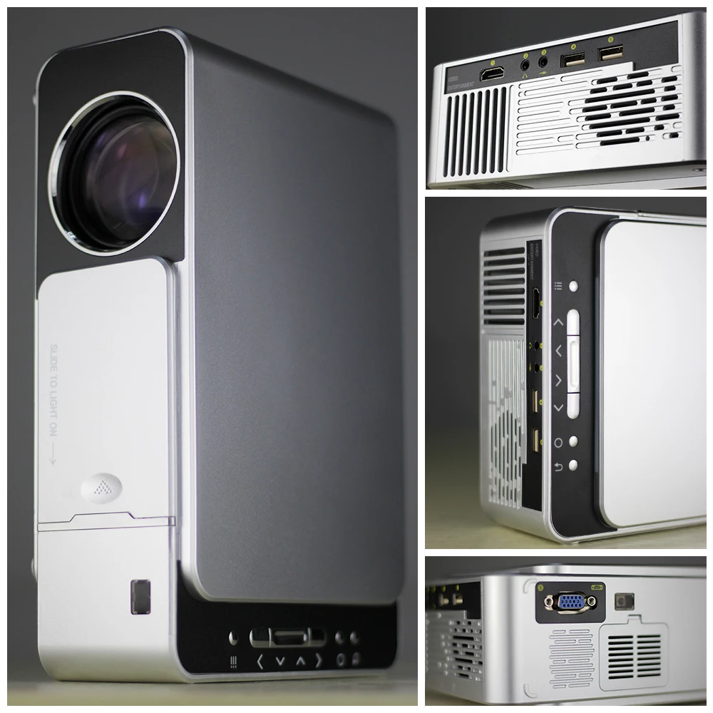  ALSTON T6 Базовая версия full hd светодиодный проектор 4k 4000 люмен USB 1080p Портативный