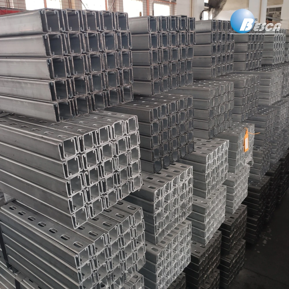 41x41mm HDG Galvanized Strut Channel Manufacturers Certification